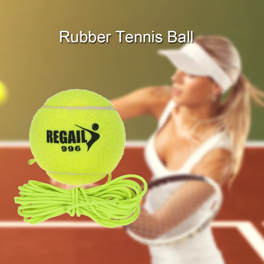 Natural Rubber Synthetic Wool Fiber Tennis Ball Dog Training