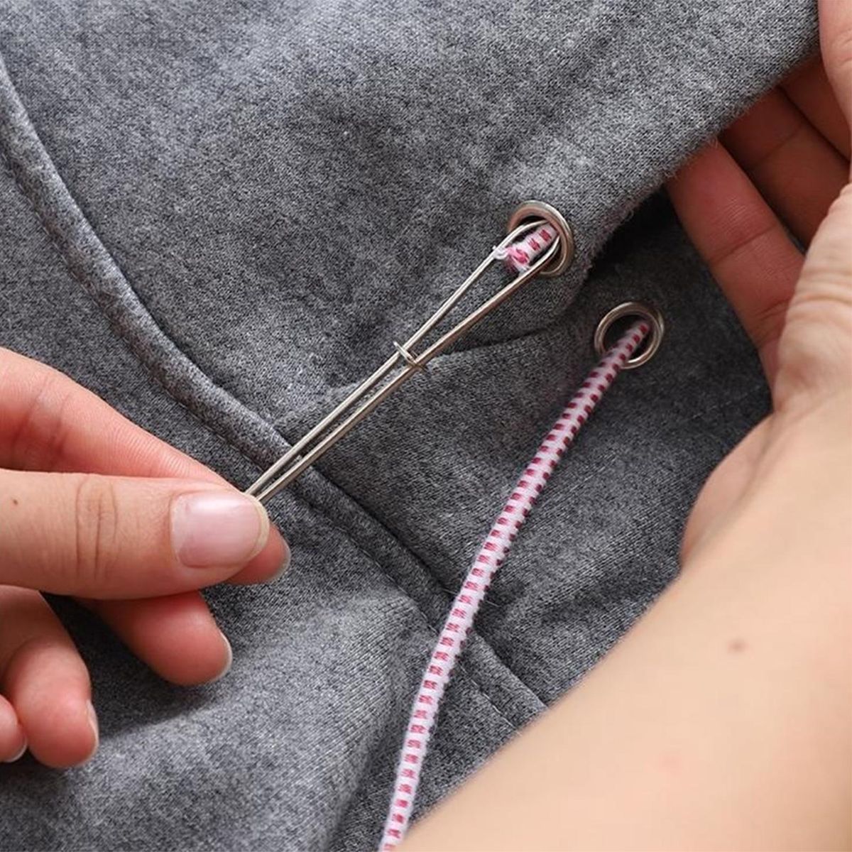 Drawstring Replacement Tool 10pcs Pocket-sized Rope for Time-saving