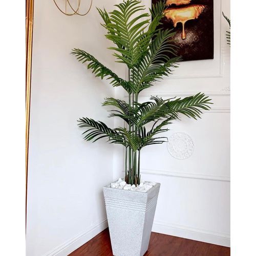 Planter And Artificial Flower