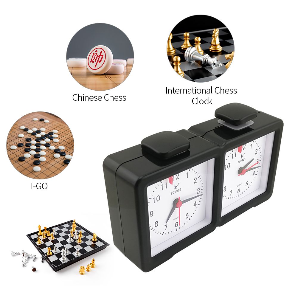 Professional Quartz Electronic Analog Chess Clock Portable