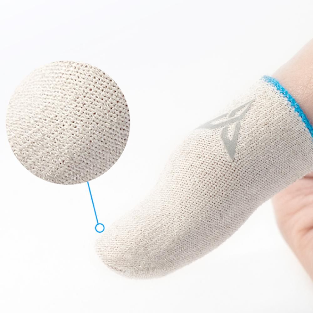 Flydigi Wasp Feelers 5 Fiberglass Finger Sleeve Sweat-Proof Phone Touch Screen Thumb Gloves 2 Pcs for Gaming