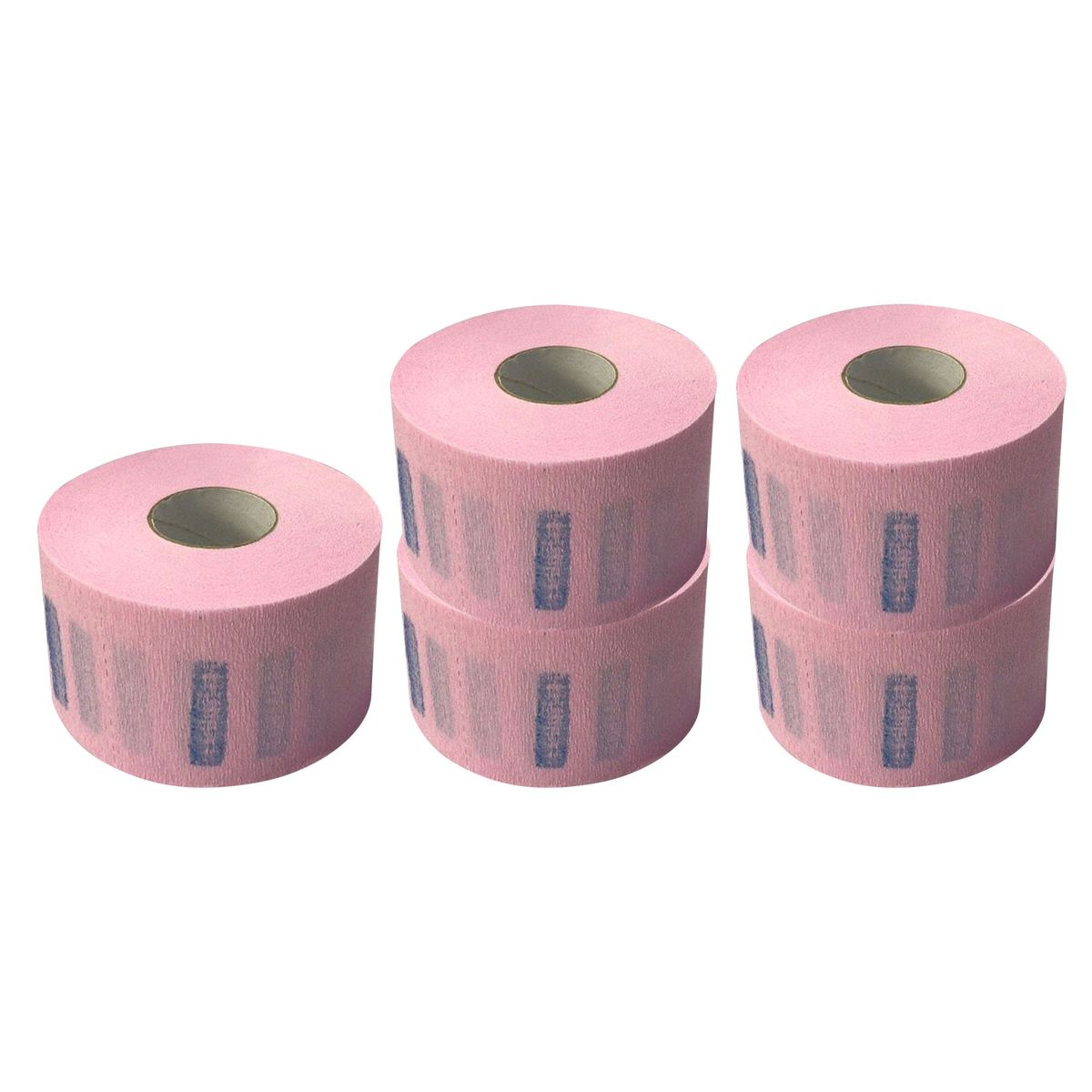 500pcs Stretchy Disposable Neck Paper Strips Barber Salon Pink