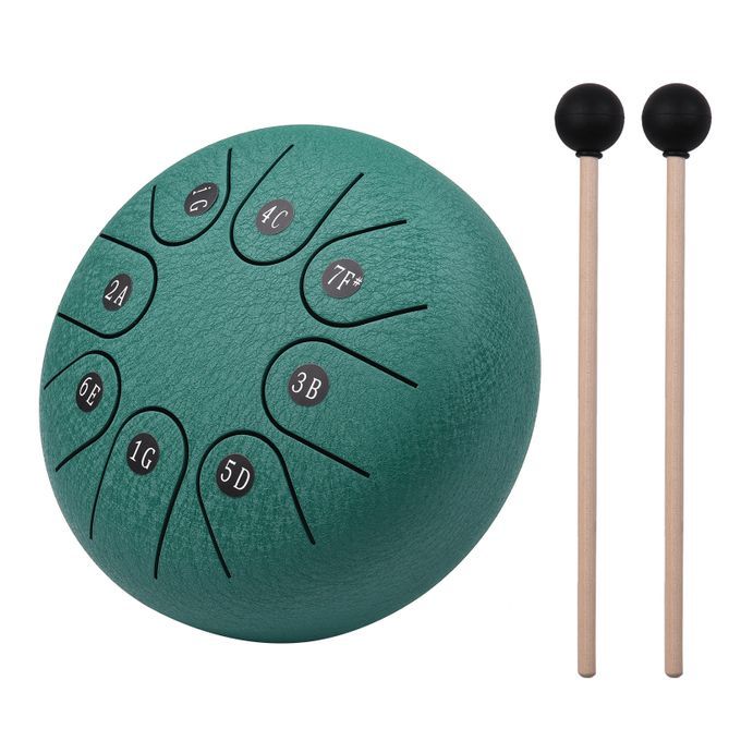 6-inch Mini 8-Tone Steel Tongue Drum G Key Percussion