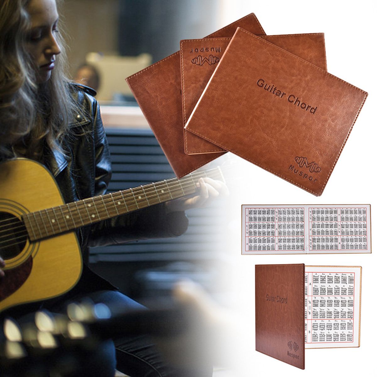 6 String Acoustic / Classical / Electric Guitar Chord Book