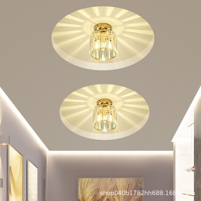 Crystal Aisle Light Simple Modern Bedroom Bedside Light