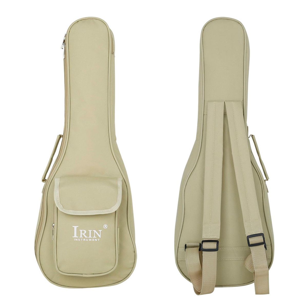 IRIN Ukulele Shoulders Bag Thickened Cotton Bag Waterproof Bag Padded Backpack for 24 Inch Ukulele Small Guitar