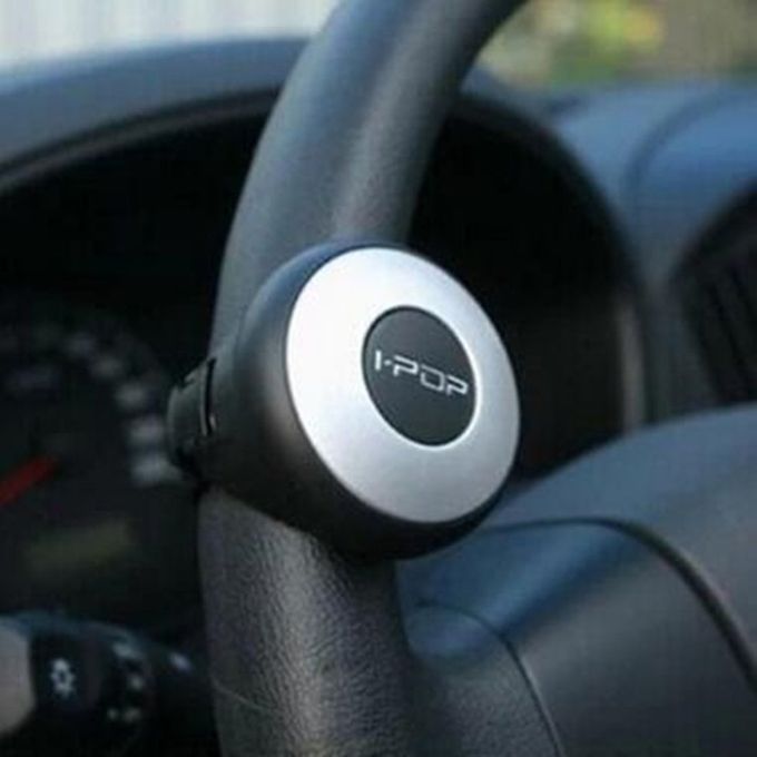 Ar Steering Wheel  Nner Knob Power Handle Ball Hand  Ontrol Ball Booster-black & Silver