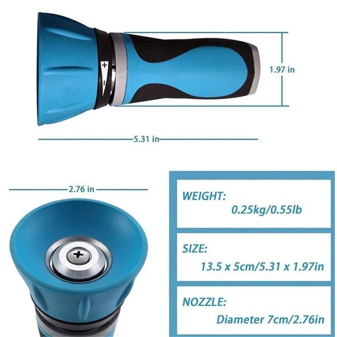 Garden   Nozzle High-pressure Water  Er For  Leaning Strong Power-black+red