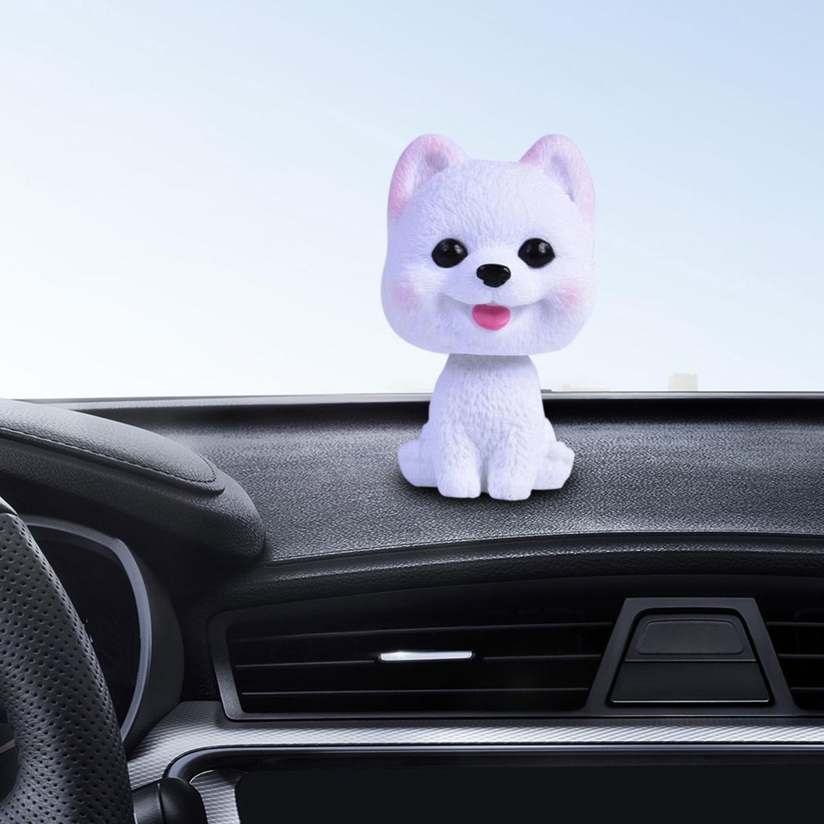 Car Shaking Head Dog Ornament For Desktop Home Style D