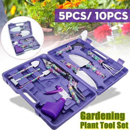 5/ 10Pcs Garden Tool Set Gardening Plant Flower Hand G 5 Pcs