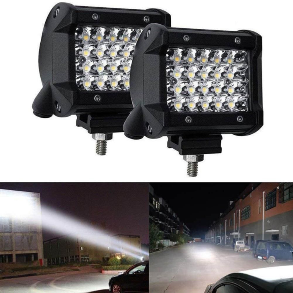 2Pcs 4 Inch LED Light Bar Driving Lights LED Pods Spot Off