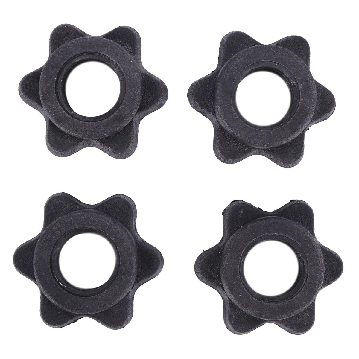2 Pairs Dumbbell Hex Nut,Dumbbell Rod Nut,Spinlock Collars for Barbells Bars Training Sports
