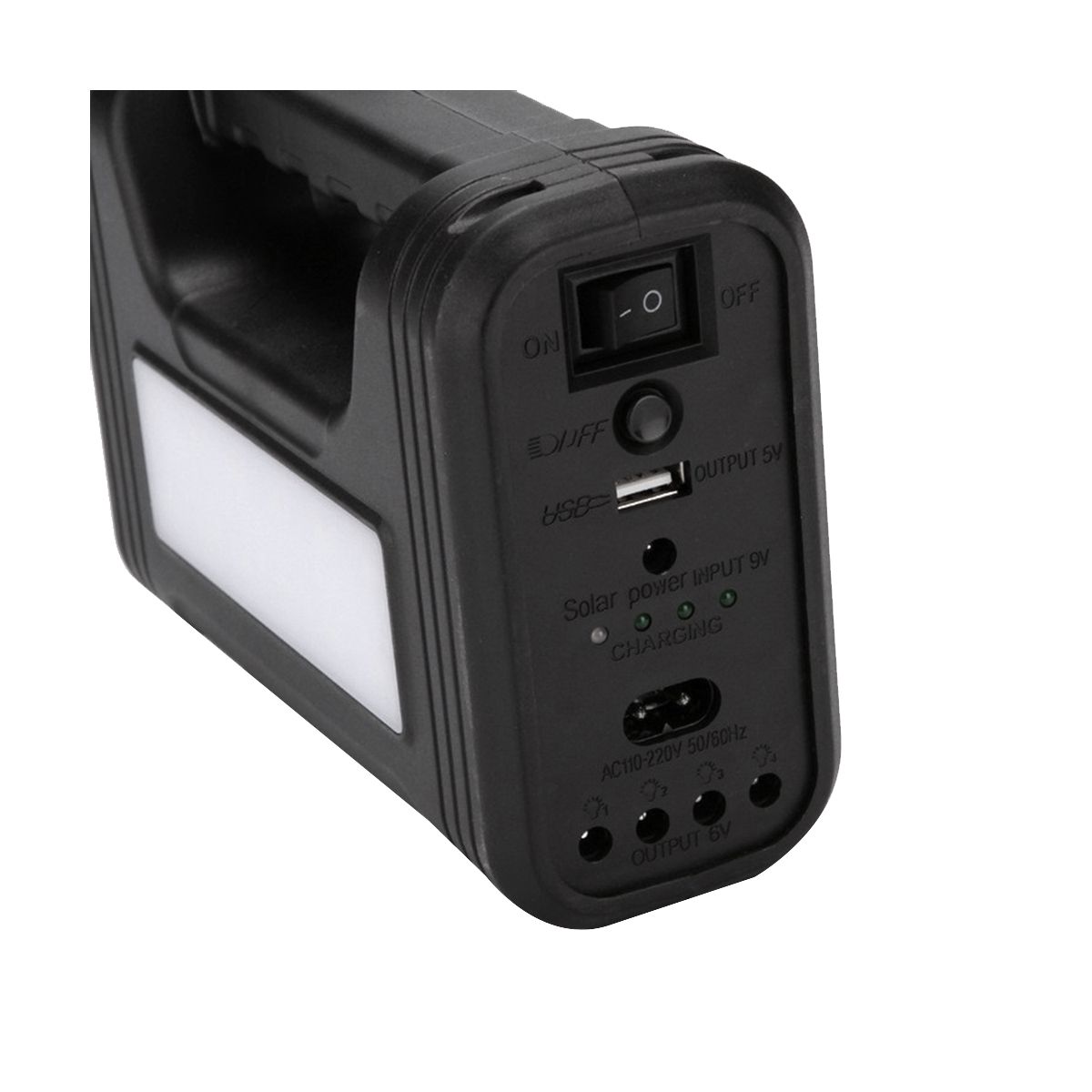 3.5W Solar Panel Light 3 Bulb Set Flashlight Ene