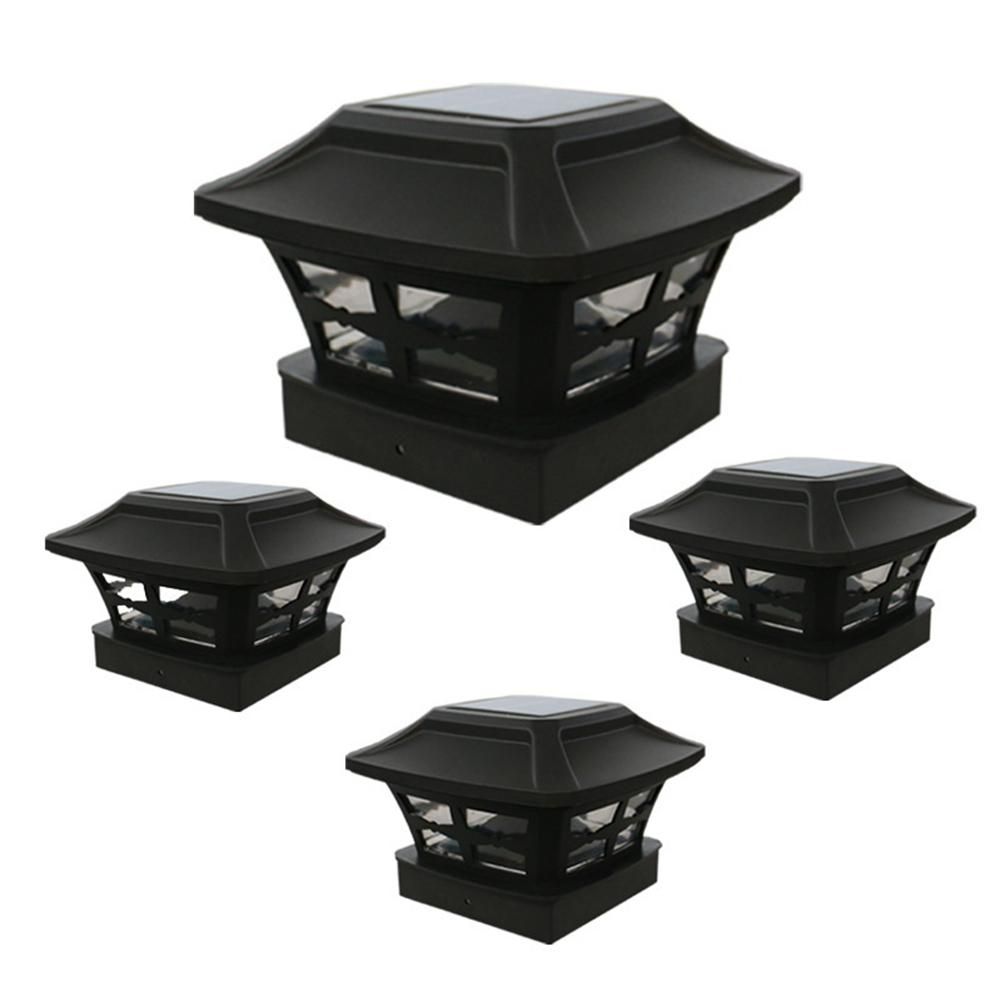 Solar Post Cap Lights Outdoor Post Solar Lights LED Bulb