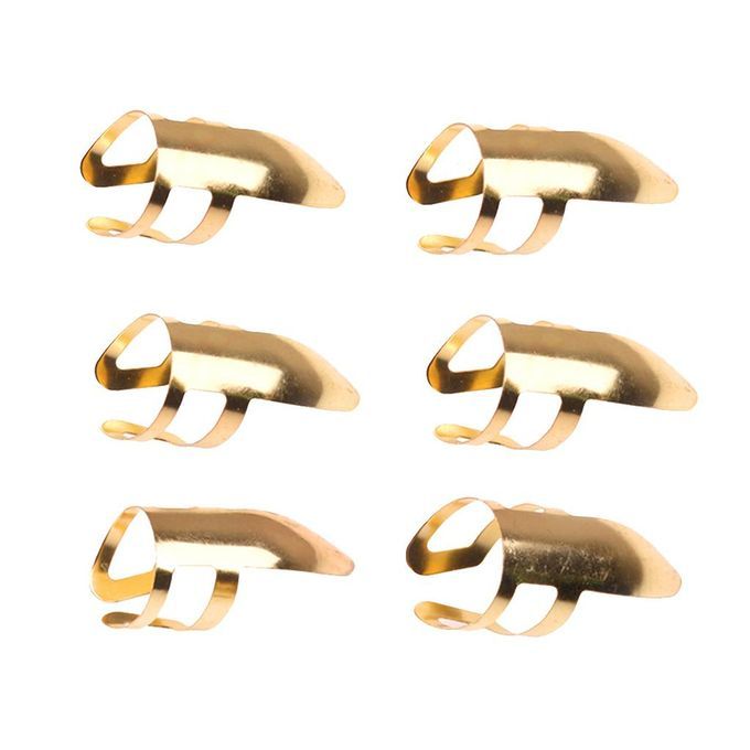 6 Pieces Of Guitar For Guitar In Banjo Ukulele In Stainless Steel.