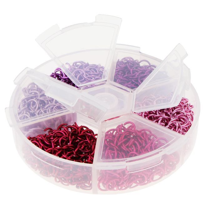 Colorful Aluminum Wire Open Jump Rings For Jewelry Making 3