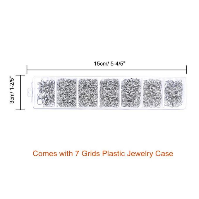 7 Grids Jewelry Making Set Tool Findings Starter  Beading