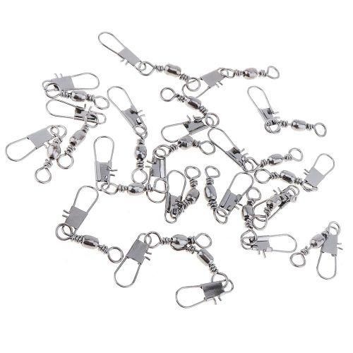 200pcs Swivel Barrel Safety Circlips Solid Tackle