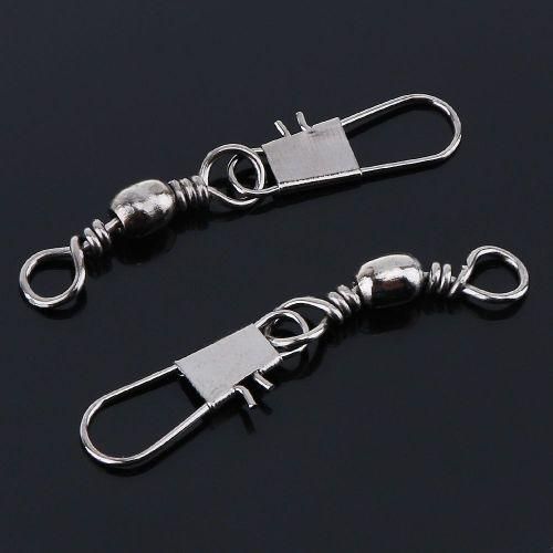 200pcs Swivel Barrel Safety Circlips Solid Tackle