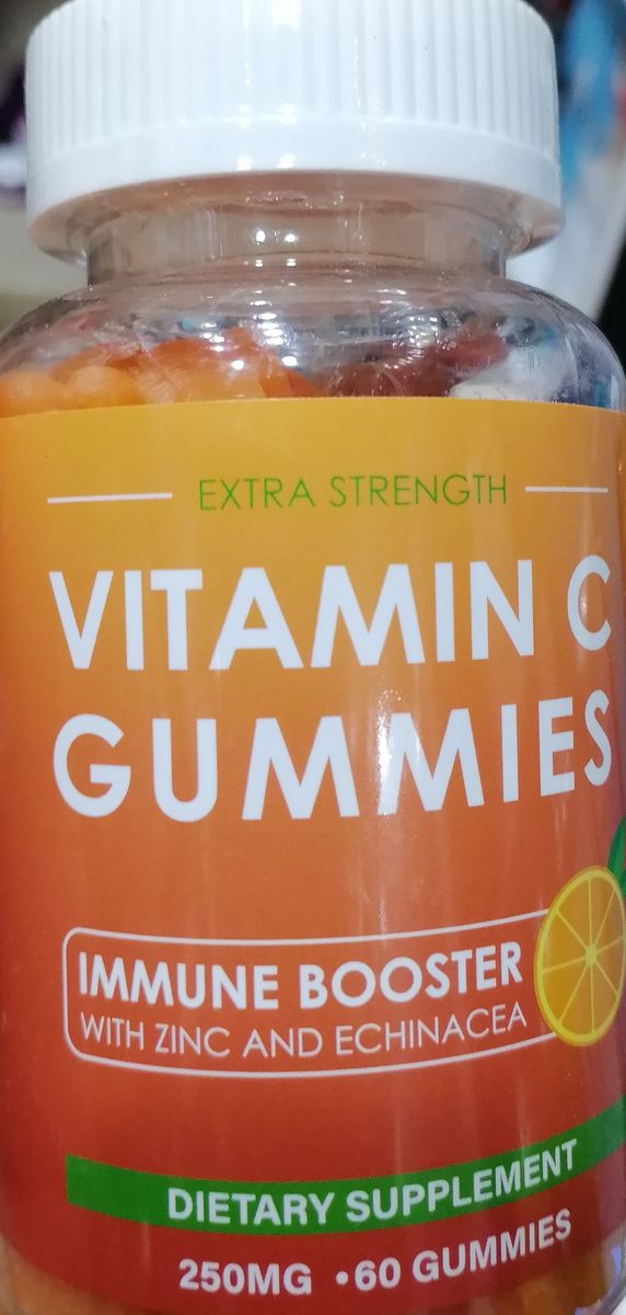 Extra Strength Vitamin C Gummies With Zinc & Echinacea Immune Booster