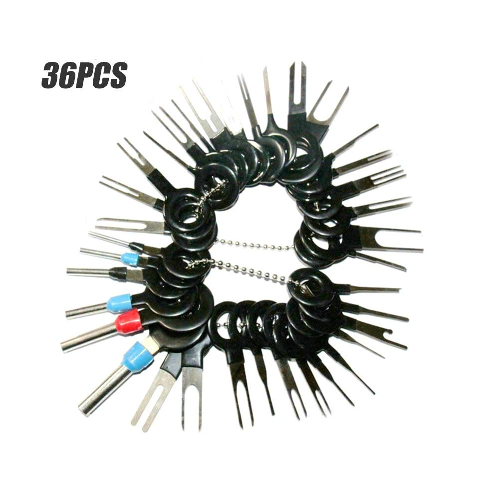 Automotive Terminal Remove Tool Pin Electric Puller Crimp-36pcs