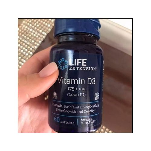 Vitamin D3 175MCG ,7000 IU,60 Softgels  Bone & Density