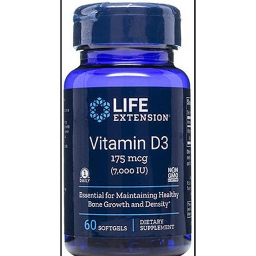 Vitamin D3 175MCG ,7000 IU,60 Softgels  Bone & Density