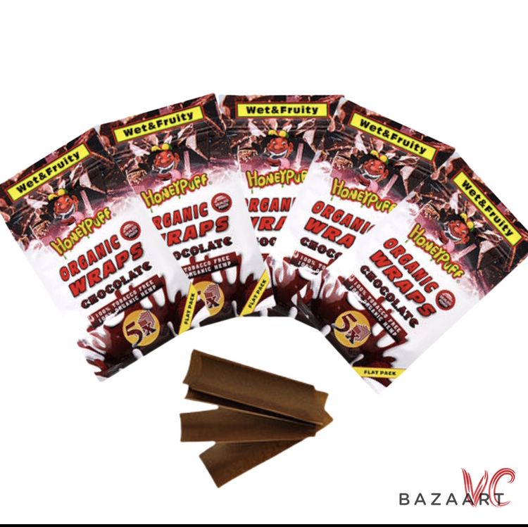 Organic Hemp Blunt / Smoke Wraps Chocolate Flavour X 5