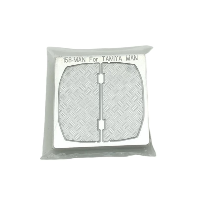 Taillight Anti-skid Board Metal Stainless Steel Plate For Tamiya 1/14 Truck man