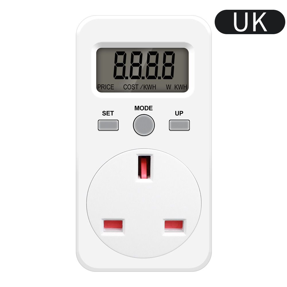 Power Meter Socket KWE-PMB03 Plug Socket Digital Voltage Wattmeter Power Consumption Watt Energy Monitor AC Electricity Analyzer