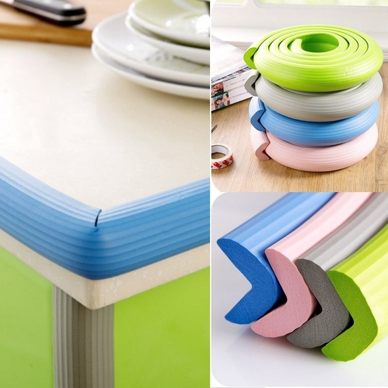 Soft Safety Desk Table Edge Guard Strip Protection Bumper Edge Angle Home Anti-collision Strip