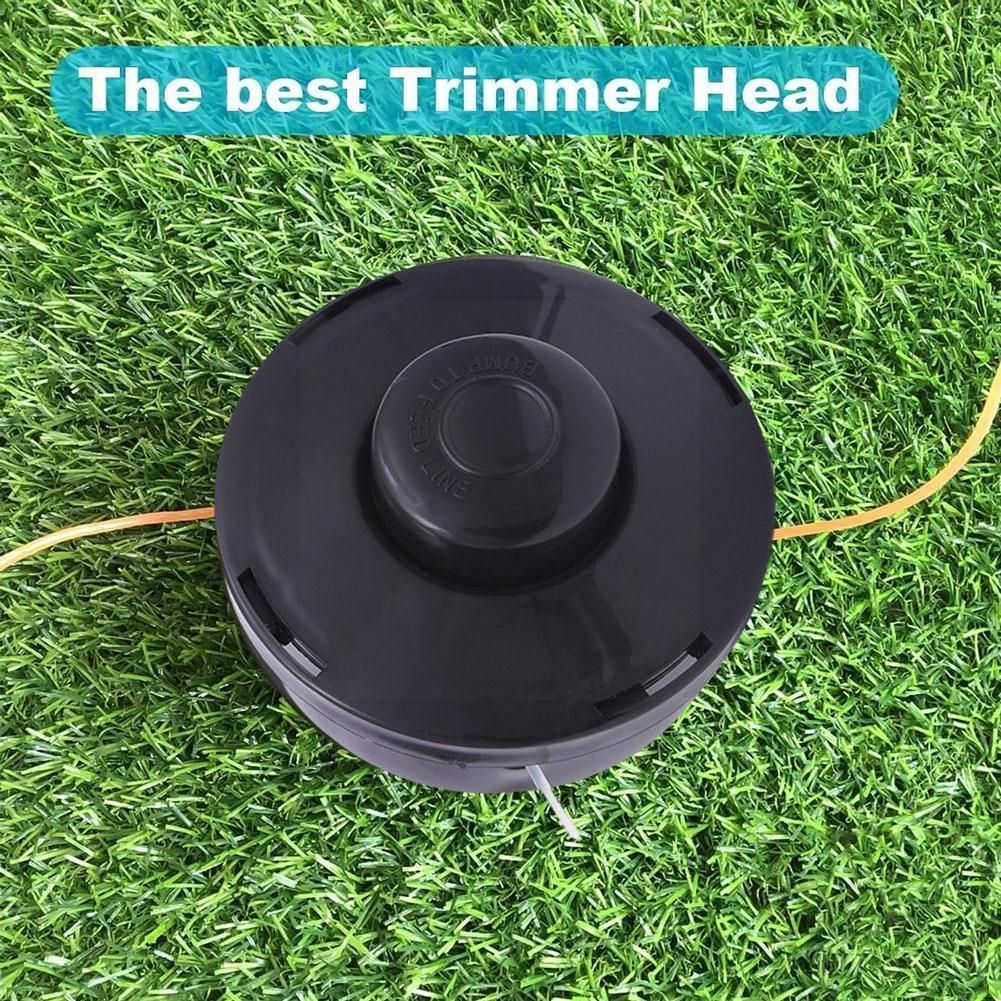 Aluminum GrTrimmer Head Lawn Mower Accessories Cutting Garden Weed Head Puller Cutter Nylon Brush Thread GrLine Too L1F4