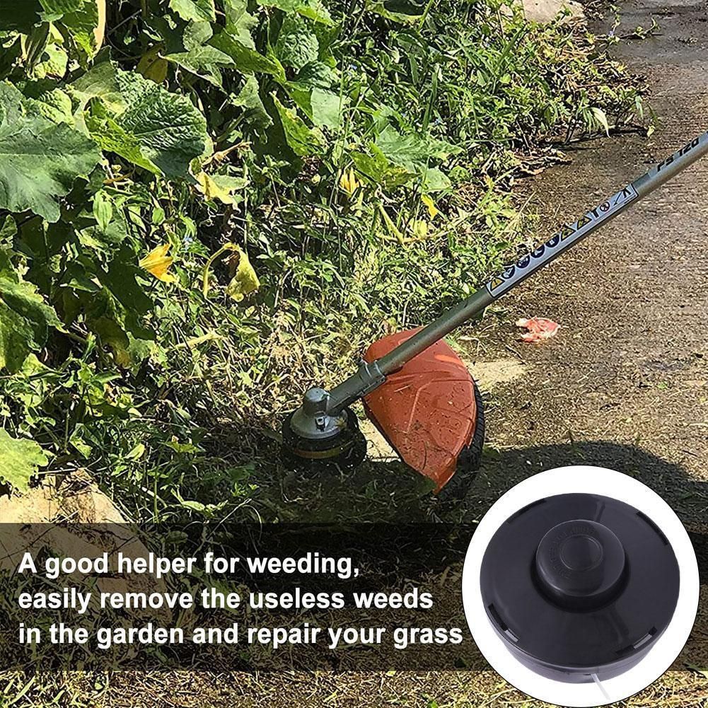 Aluminum GrTrimmer Head Lawn Mower Accessories Cutting Garden Weed Head Puller Cutter Nylon Brush Thread GrLine Too L1F4