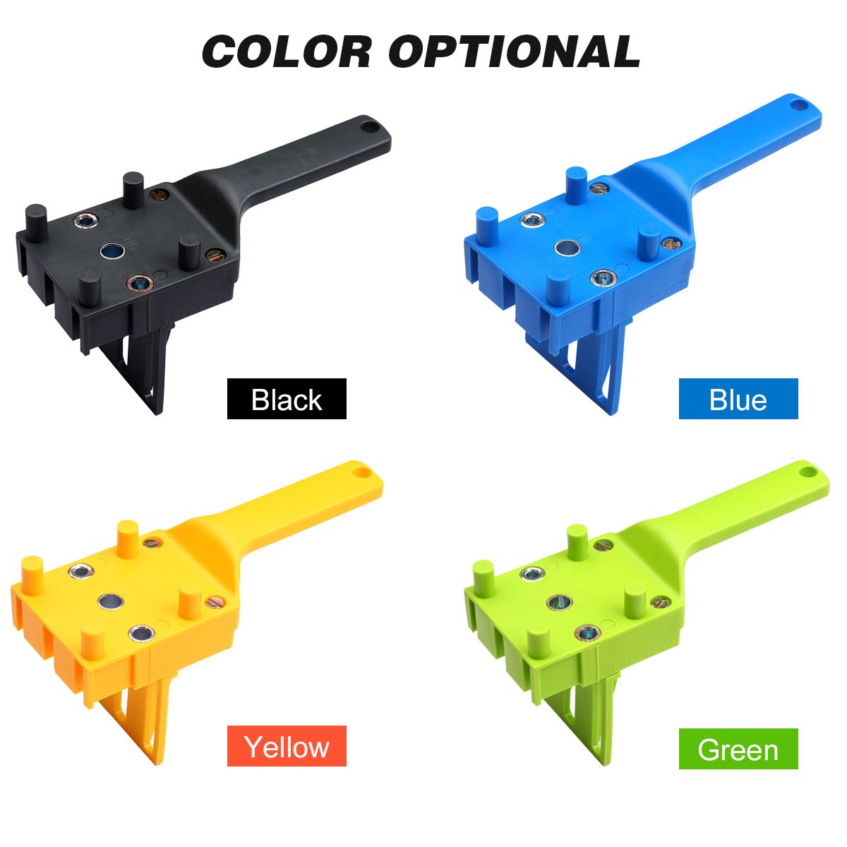 41pcs Quick Wood Doweling Jig Set Handheld Pocket Hole Jig