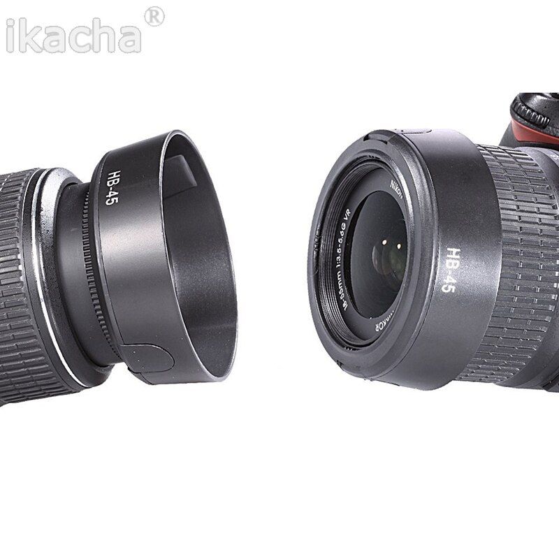 New Camera HB-45 Lens Hood For Nikon D3100 D5100 D3200 18-55 High Quality