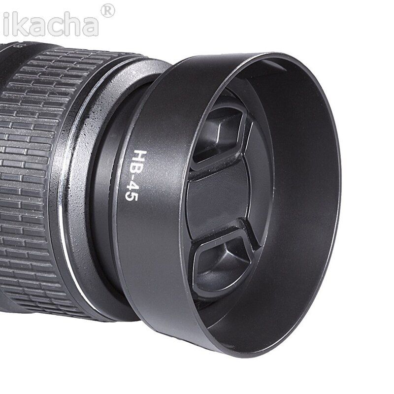 New Camera HB-45 Lens Hood For Nikon D3100 D5100 D3200 18-55 High Quality