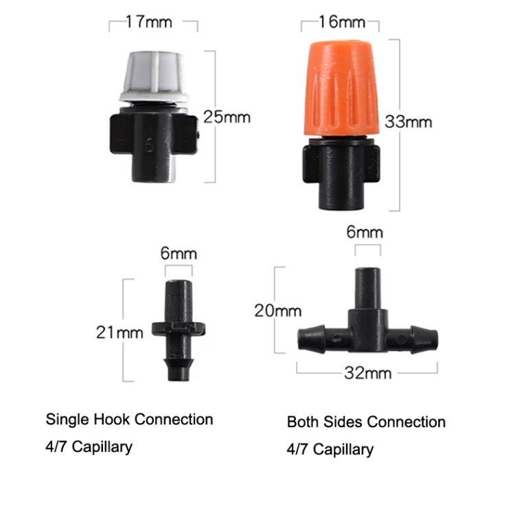 20pcs TF-118 Spray Head (Orange)