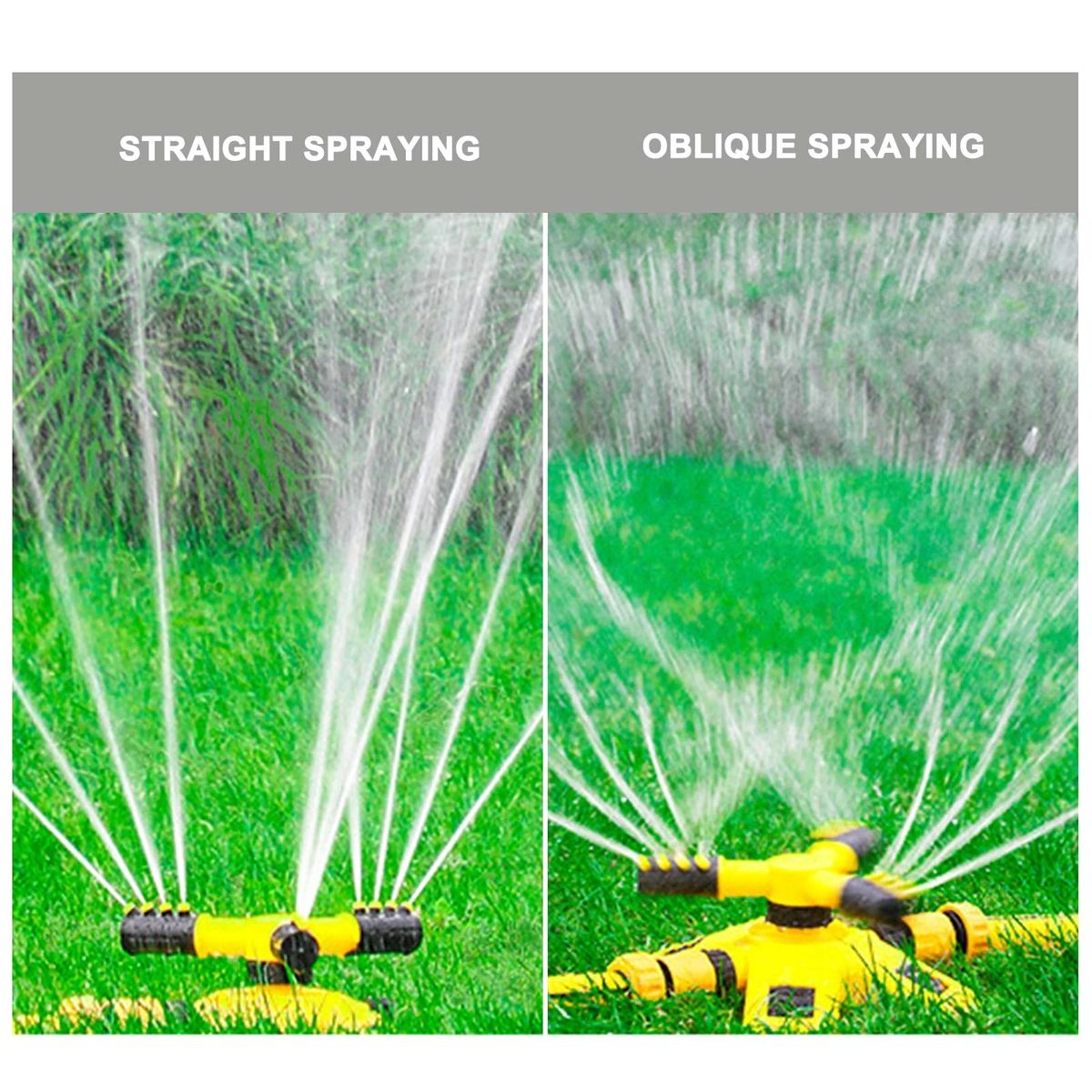 Garden Lawn Sprinkler Automatic 360 Degree Rotating Large Area Coverage Water Sprayers