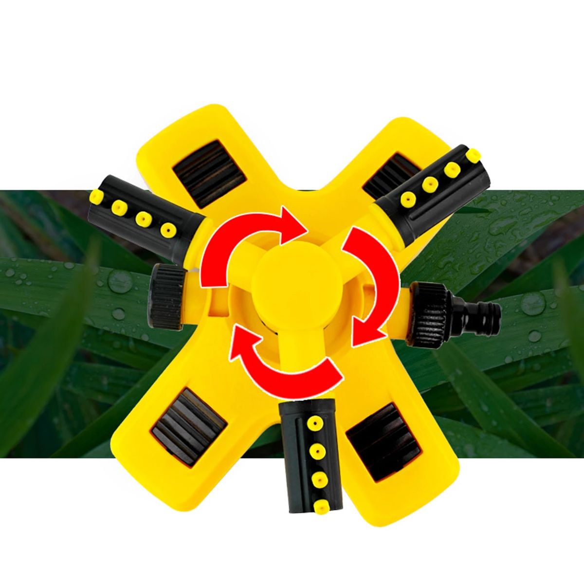 Garden Lawn Sprinkler Automatic 360 Degree Rotating Large Area Coverage Water Sprayers
