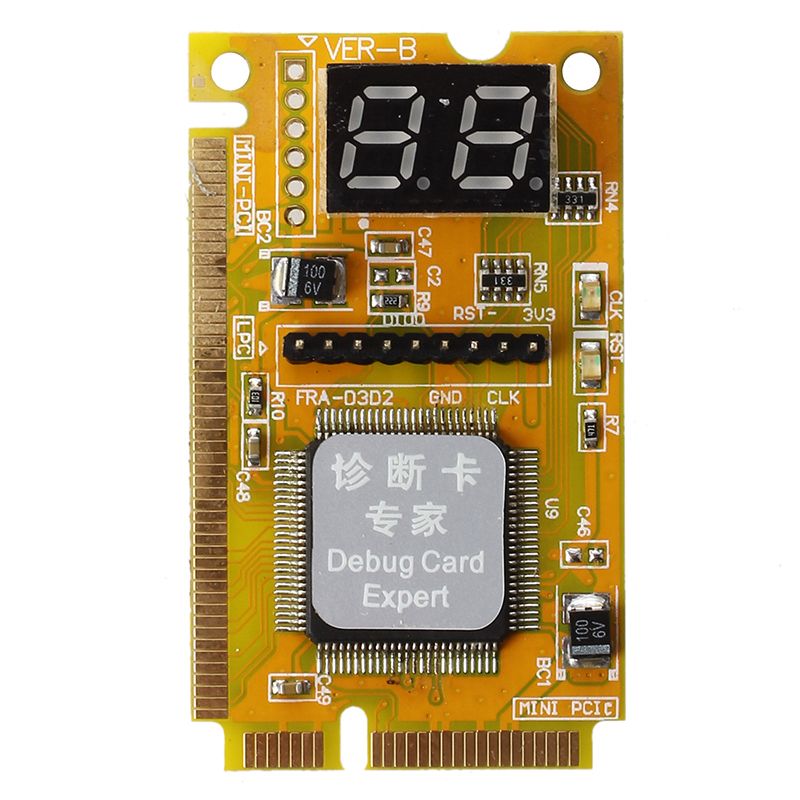 Notebook Diagnostic Card 2-Digit Mini PCI PCI-E LPC POST