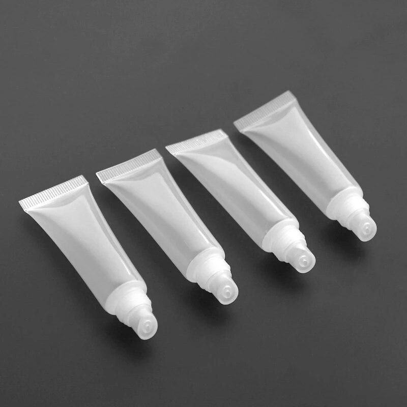 50 Pack 10Ml Lip Gloss Tubes Empty Lotion Refill Tubes Soft Squeeze Tubes For DIY Travel Distribution Bottle