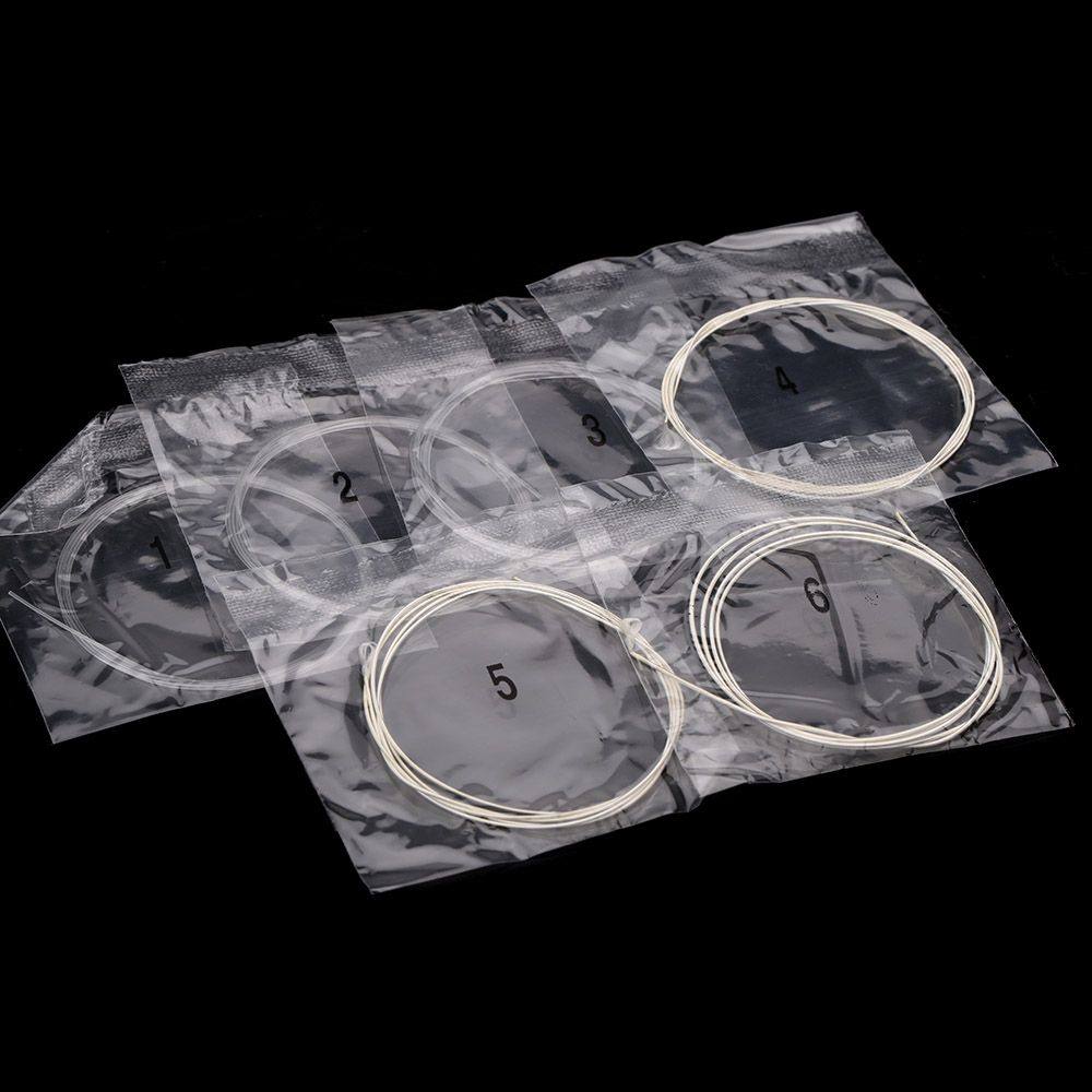 Classic Guitar Six Strings Nylon Silver Plating Set Super