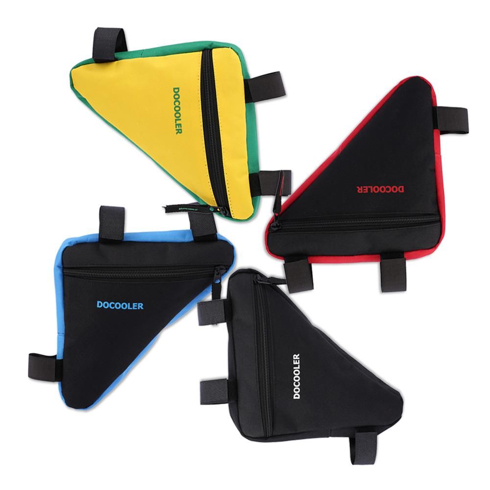 Docooler Triangle Cycling Bike Bicycle Front Saddle Tube Frame Pouch Bag Holder Outdoor Bag
