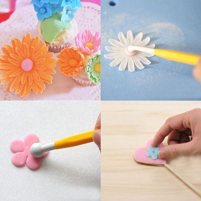 68pcs Cake Mold Set Plunger Fondant Cutter Cakes Biscute