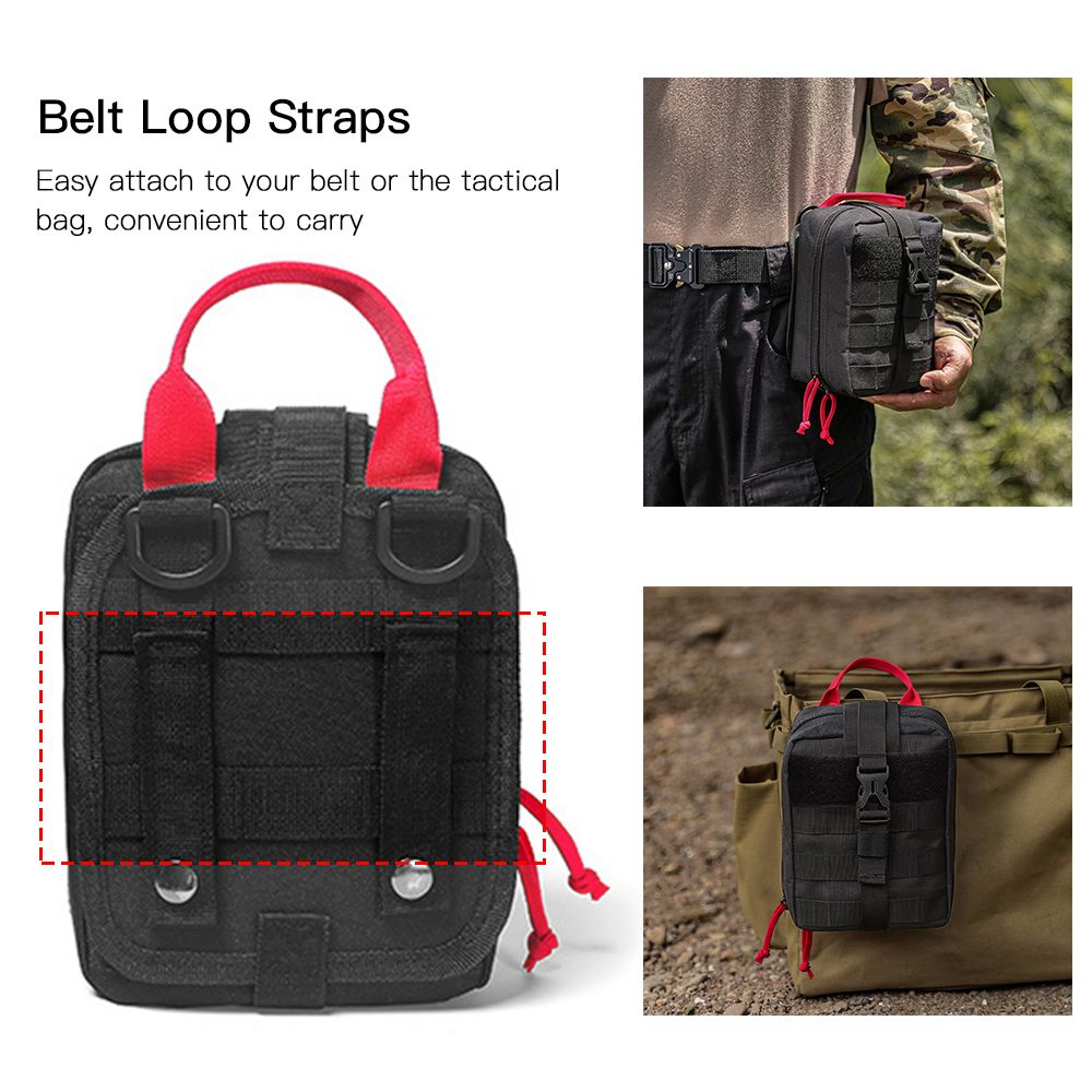 First Aid Bag Pouch Emergency Molle Pouch Outdoor Survival