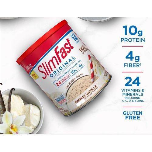 French Vanilla Meal Replacement Shake Weight Loss Powder,364g