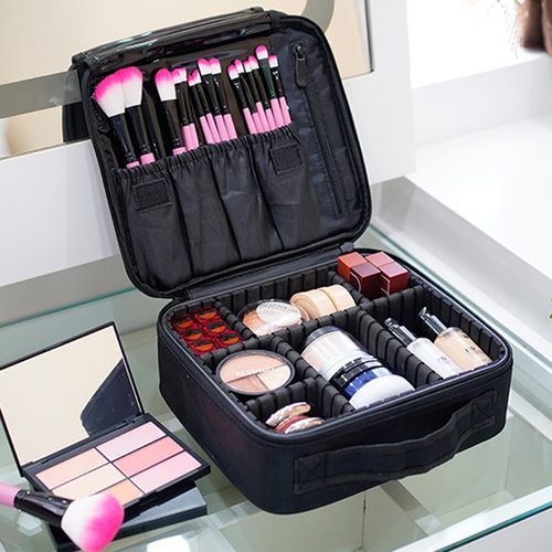 Makeup Bag Cosmetic Case Organiser Storage Beauty Tools Box