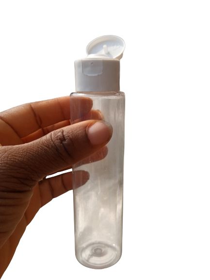 100ml Empty Transparent Cosmetic Bottle With Flip Cap