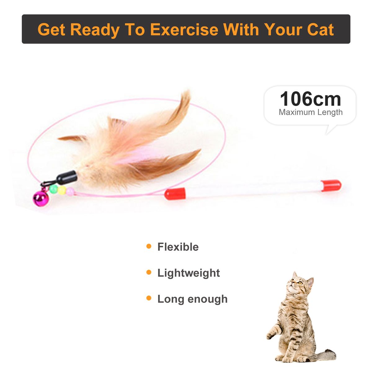 12PCS Cat Toy Interactive Pets Toys Variety Pack Set