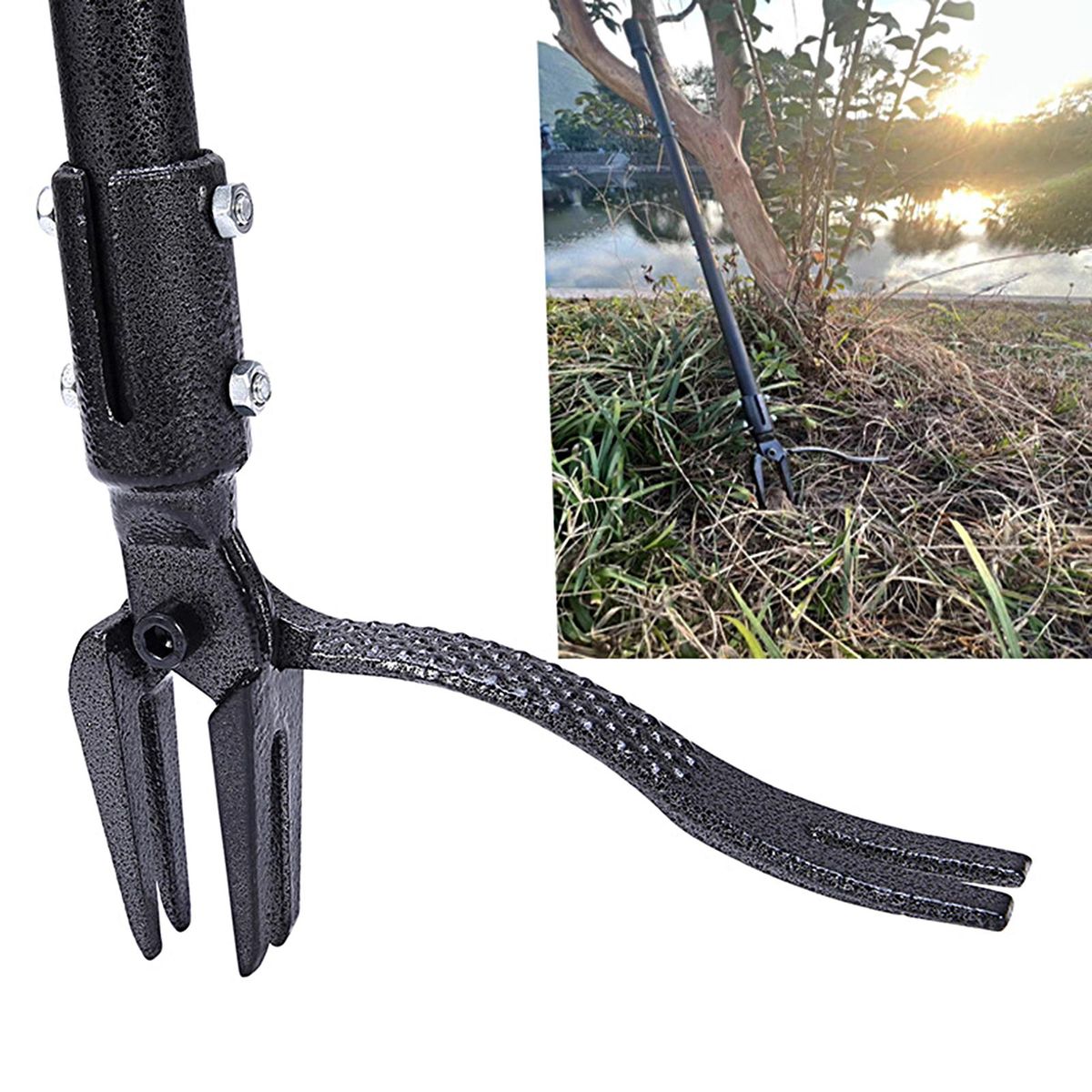 1 Set Hand Puller Foot Pedal Claw Weeder Garden Stand Up Puller Tool B